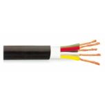 autokabel plat rood zwart 2x1.5mm