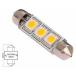 buislamp warm wit 3xled 5w 0.6w 1