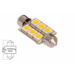 buislamp warm wit 6xled 10w 1.2w 1