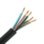 meeraderige kabel 5x1mm zwart 50 mtr