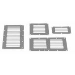ventilatierooster rvs 76 229mm