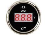 voltmeter digitaal zwart chroom