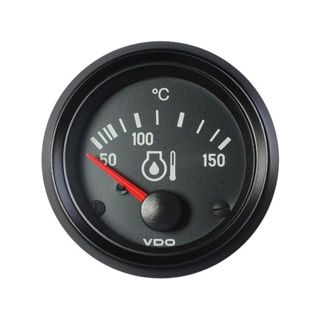 vdo cockpit temperatuurmeter 52 120 24v