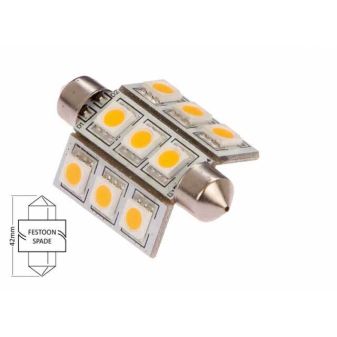 buislamp warm wit 9xled 15w 2.0w