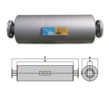 geluiddemper l25 100 4inchusief montageset