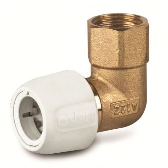 knie messing 3 4 x 22 mm buitendraad