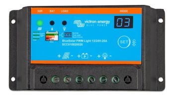 light charge controller 12 24v 20a