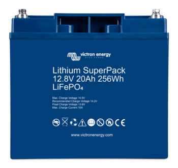 lithium superpack 12.8v 20ah 256wh