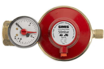 regelaar 50 mbar manometer