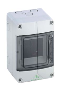 spelsberg groepenkast 3 modules. ip55. 1 dinrail