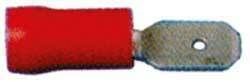 tongstekker 4.8 0.5mm rood