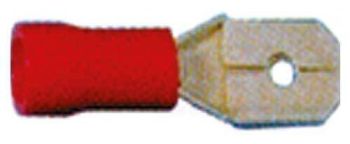 tongstekker 6.3 0.8mm rood