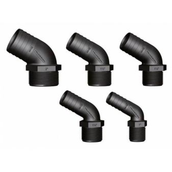 tule 120 graden buitendraad 11 2 inchx38mm zwart