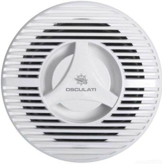 twin white speakers wit rond 190mm