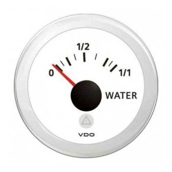 vdo drinkwatermeter cap. 12 24v wit