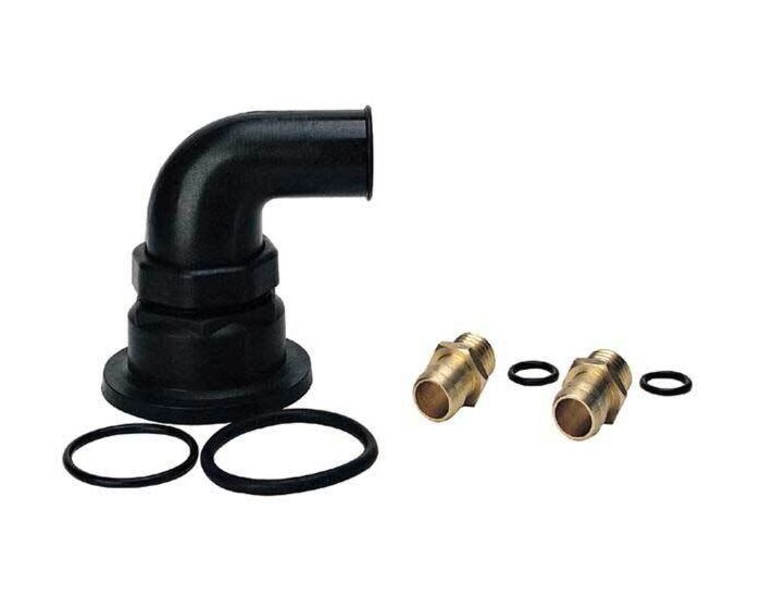 aansluitset 38mm haaks