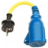 adapter cord 16a 250v schuko cee