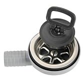 afvoer wasbak haaks plug 25mm