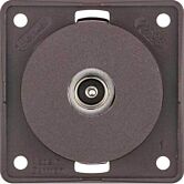 antennewandcontactdoos bruin mat