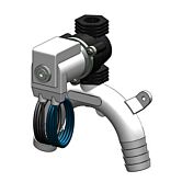 beluchter solenoid 24v dc 38mm wit