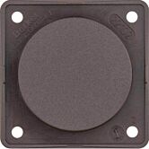 blindplaat bruin mat