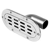 kuip afvoer ovaal rvs316