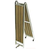 loopplank rvs iroko opvouwbaar 160