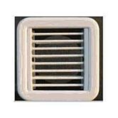 luchttoevoerrooster plenumbox wit kunststof 100x100mm
