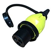 plug 32a 250v 2p 3w walaansluiting