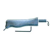 rubber pees grijs 25 mtr