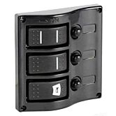 schakelpaneel 3v verticaal antraciet 3