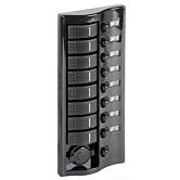 schakelpaneel 9v horizontaal antraciet 8 1 socket 12v