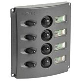 schakelpaneel dubbele leds 12v 4