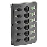 schakelpaneel dubbele leds 12v 6