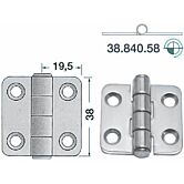 scharnier rvs 38x39