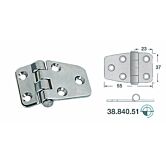 scharnier rvs 55x37