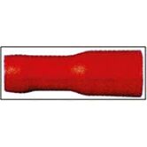 stekker gesoleerd 4.8x0.5mm rood