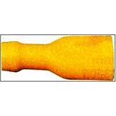 stekker gesoleerd 9.5x1.2mm geel