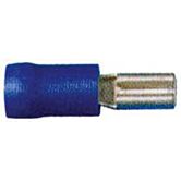 stekker ongesoleerd 2.8x0.5mm blauw