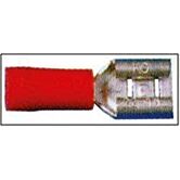 stekker ongesoleerd 6.3x0.8mm rood