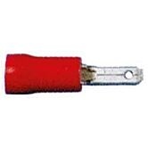 tongstekker 2.8 0.5mm rood
