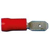 tongstekker 4.8 0.5mm rood
