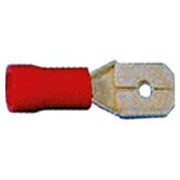 tongstekker 6.3 0.8mm rood