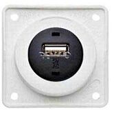 usb oplaadcontactdoos 12v poolwit glanzend