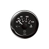 vdo koelwater temperatuurmeter zwart