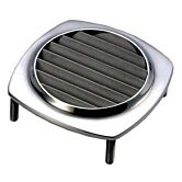 ventilatierooster 97x97mm pennen