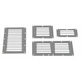ventilatierooster rvs 232 127mm