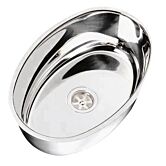 wasbak ovaal rond 375 240x125