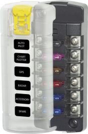 Blue sea systems Blue Sea Systems Bloque de fusibles ST-Blade 12 Blue sea systems Blue Sea Systems Bloque de fusibles ST-Blade 12